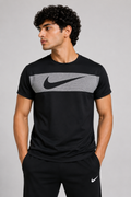 Nike Black Swoosh Tee