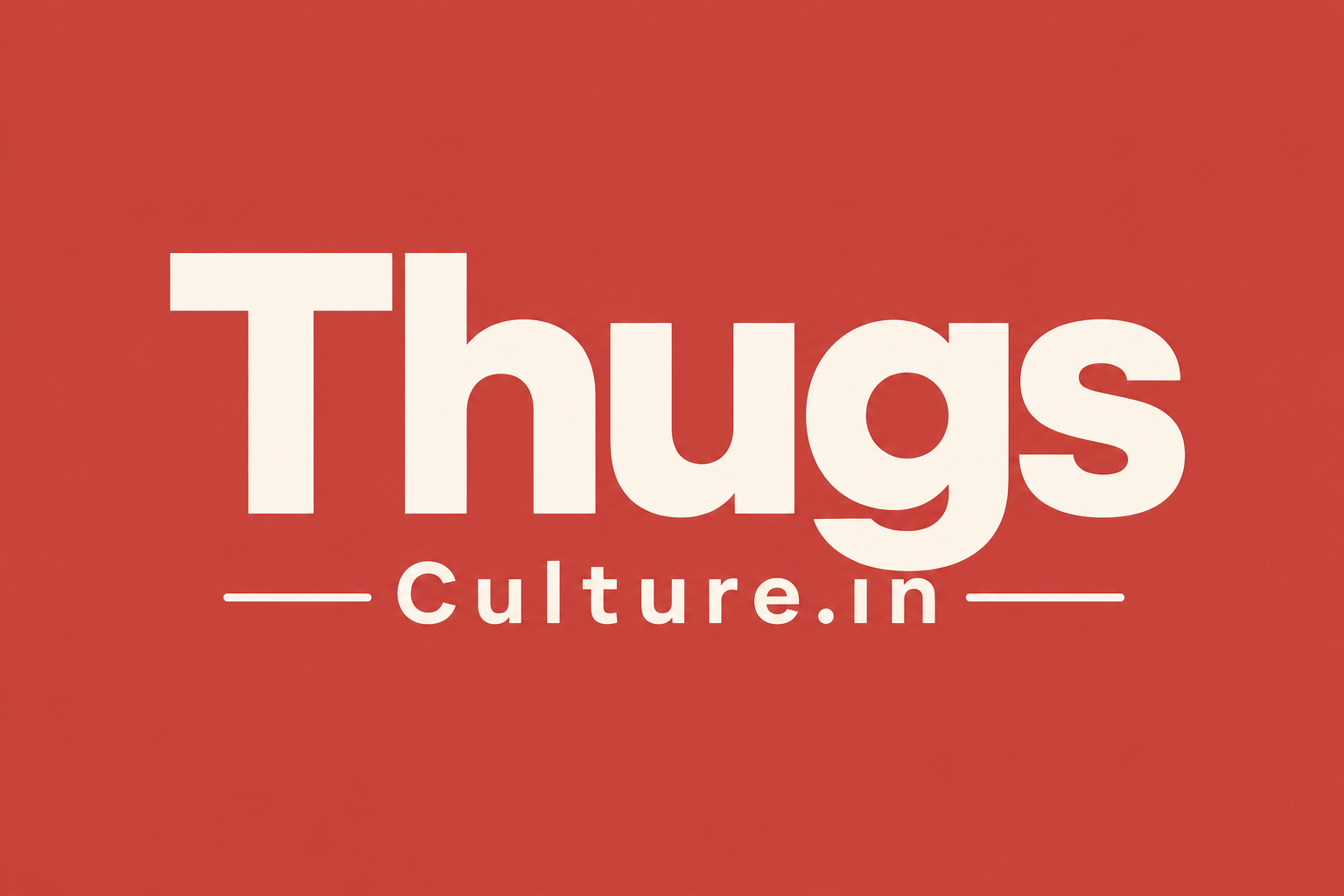 Thugs Culture